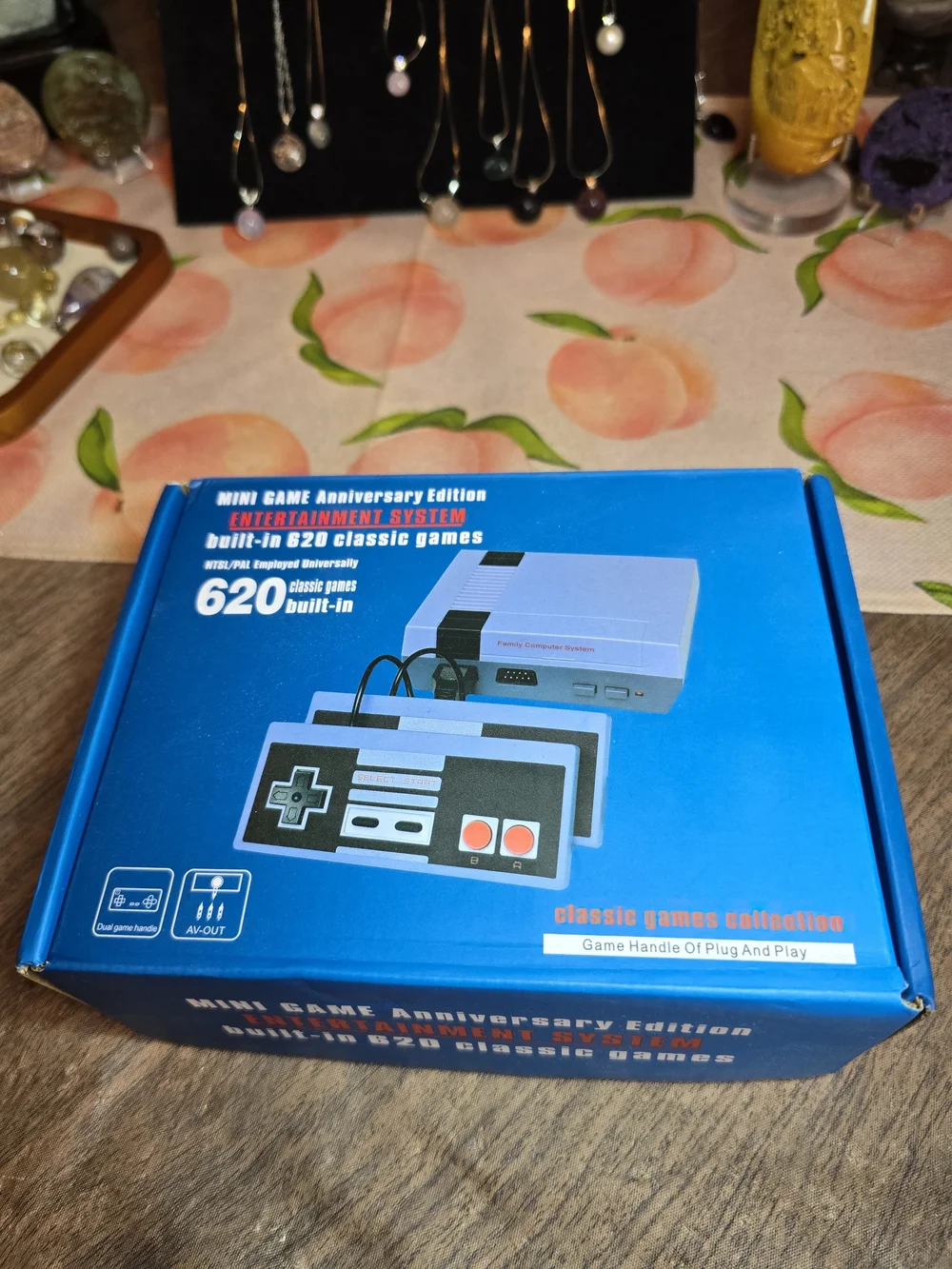 Classic Mini Game Console - Blue - 620 Built-in Games